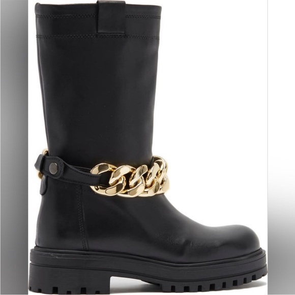 Chunky Leather Boots - Picture 1 of 3